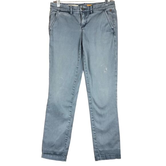 Pilcro and the Letterpress Womens Jeans Blue Grey Fit/Hyphen Straight Slim 26 - Picture 1 of 13